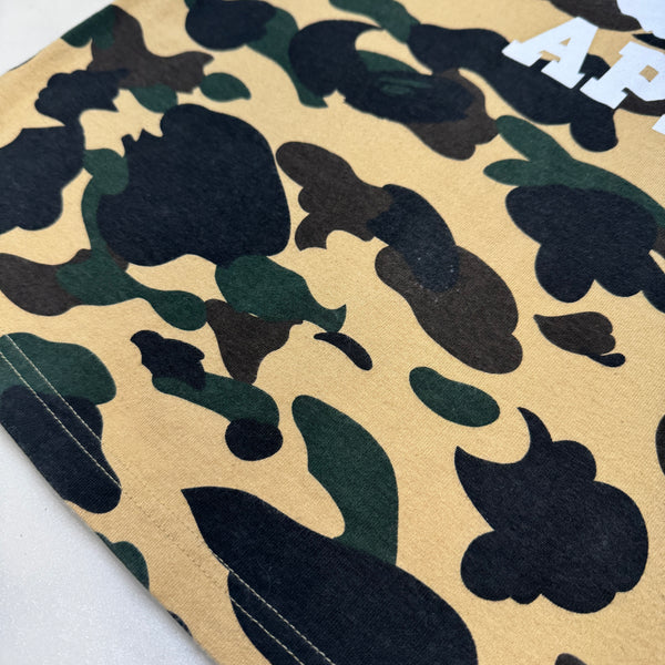 [S] Bape 1st Camo College Logo Tee