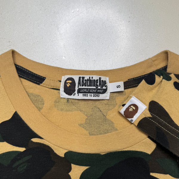 [S] Bape 1st Camo College Logo Tee