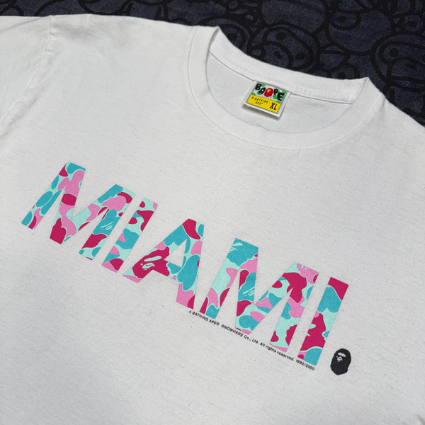 [XL] Bape Miami Store Camo Tee