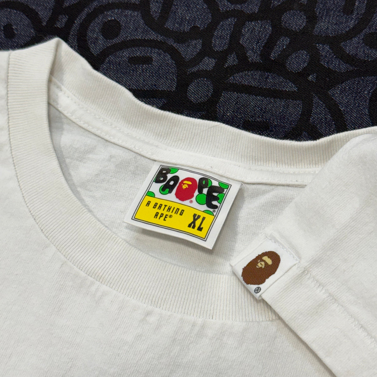 [XL] Bape Red Camo Milos College Tee