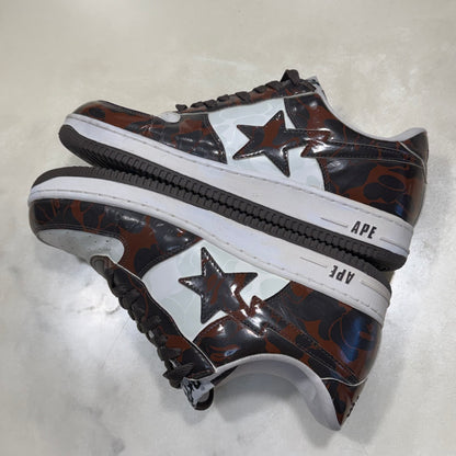 [13] Bape Brown & White Camo Bapestas