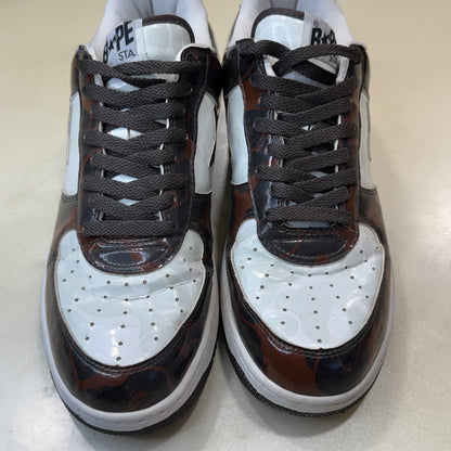 [13] Bape Brown & White Camo Bapestas