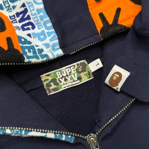 [L] Bape XXV Cities Tiger Hoodie