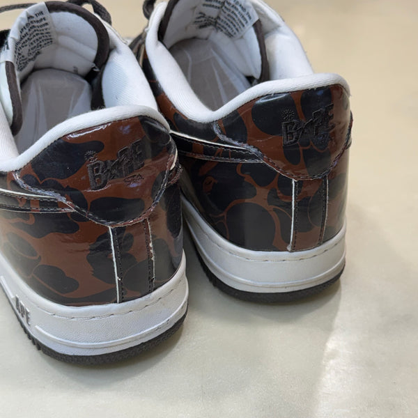 [13] Bape Brown & White Camo Bapestas