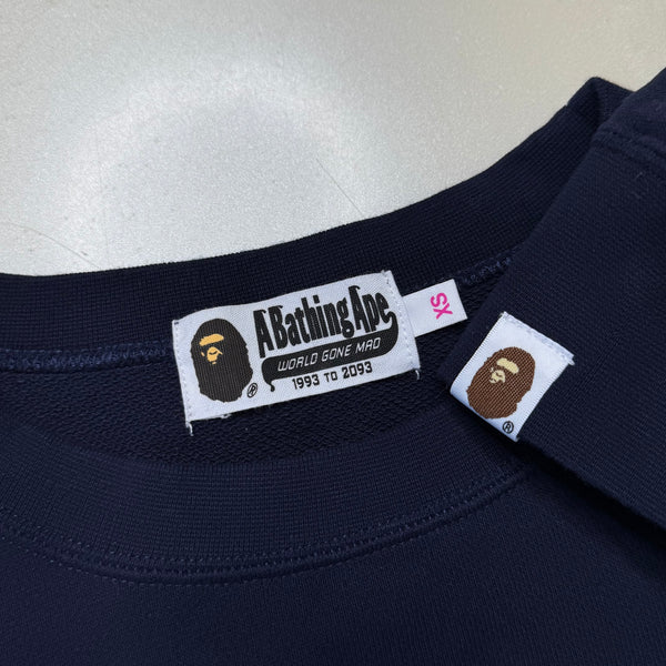 [S] OG Bape Oversized Embroidered Sweatshirt