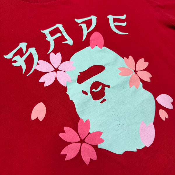 [M] Bape Sakura Ape Head Tee