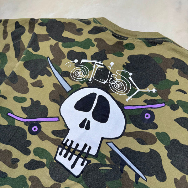 [M] OG Bape x Stussy Collab 1st Camo Tee