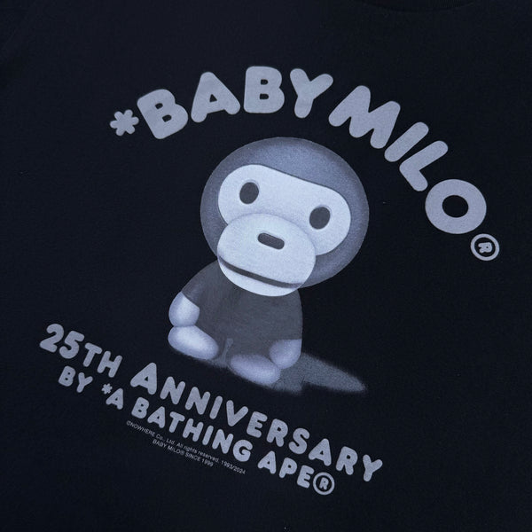 [L] Bape Black Milo Anniversary Tee
