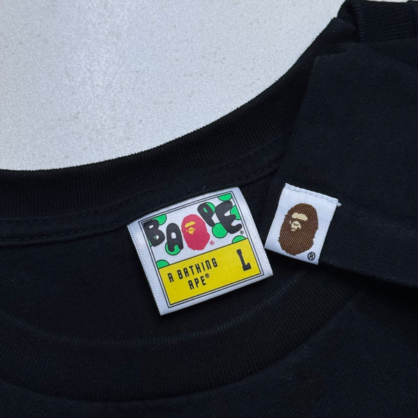 [L] Bape Black Milo Anniversary Tee