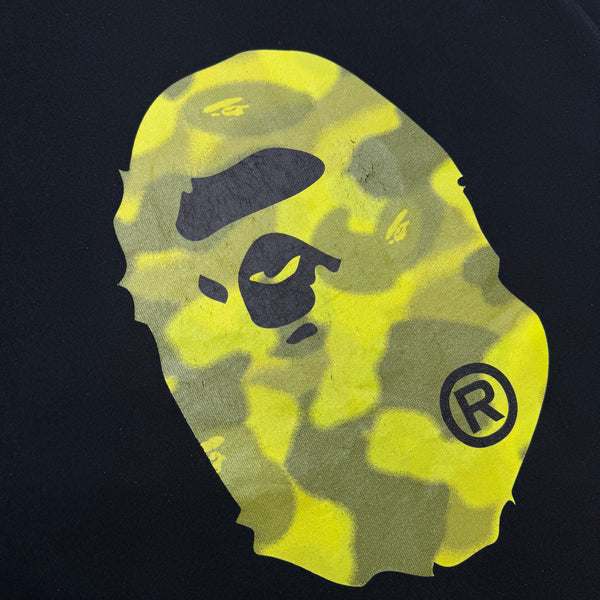 [L] OG Bape Radiation Camo Ape Head Tee