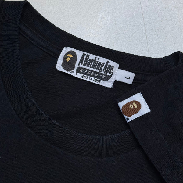 [L] OG Bape Radiation Camo Ape Head Tee