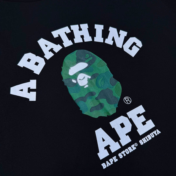 [XL] Bape Shibuya Store Camo College Tee
