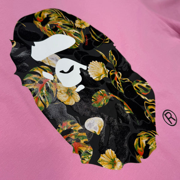 [XL] OG Bape Vacation Pattern Ape Head Tee
