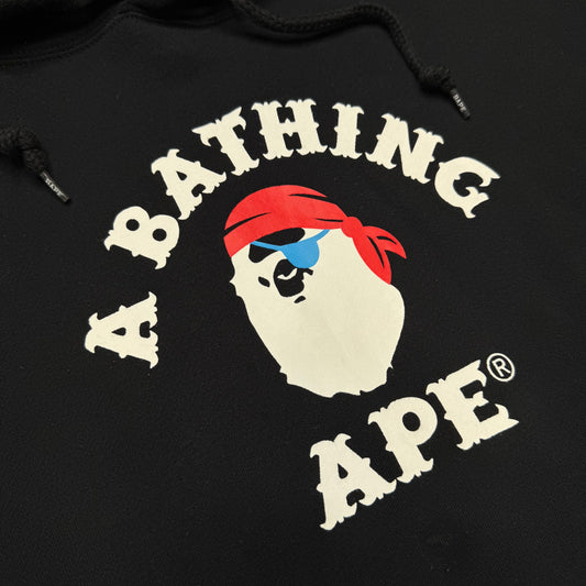 [XL] Bape Pirate College Logo Hoodie