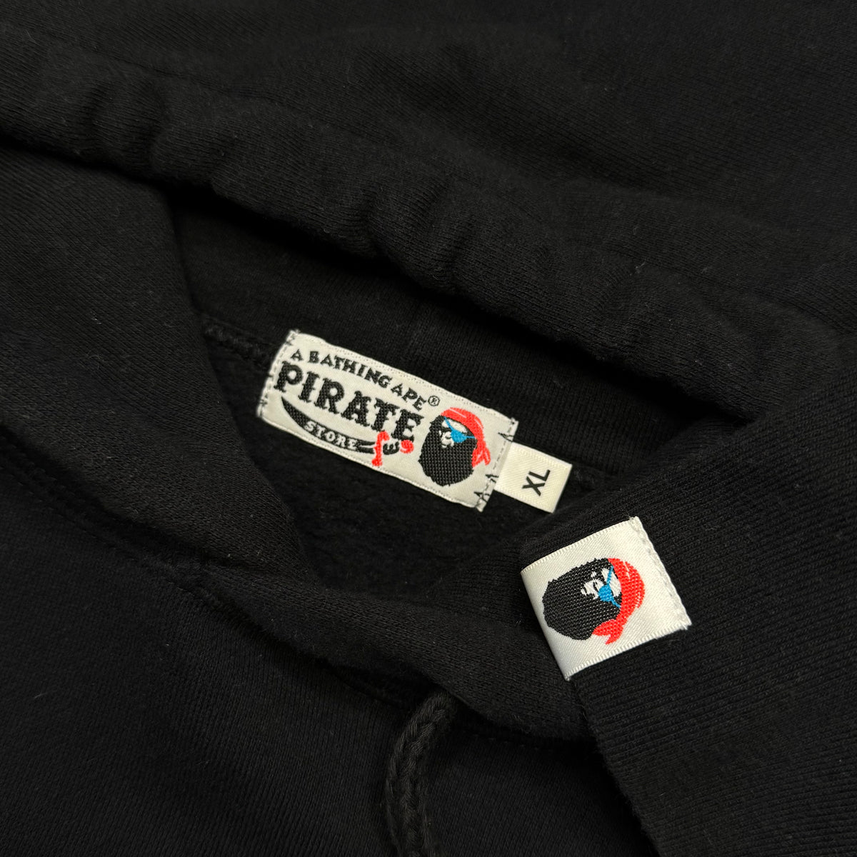 [XL] Bape Pirate College Logo Hoodie