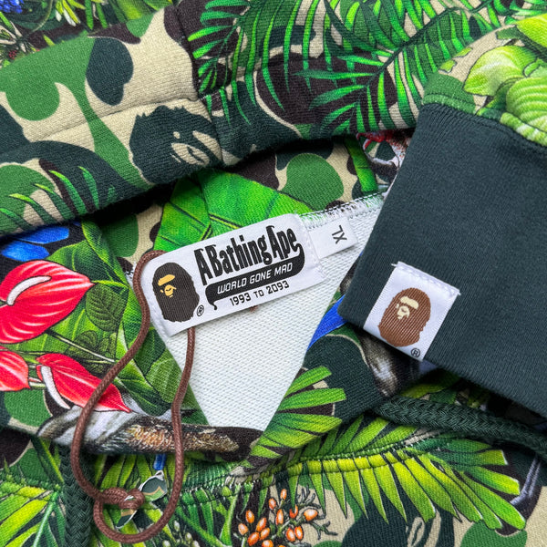 [XL] Bape x Monkey 47 Collab Camo Hoodie