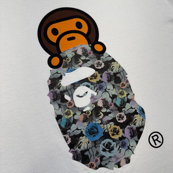 [2XL] Bape Floral Camo Milo Ape Tee