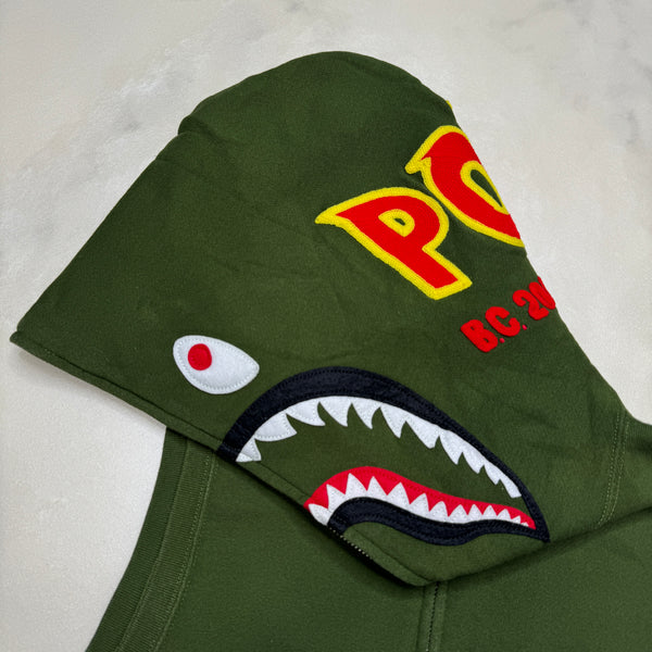 [M] OG Bape Sleeveless Shark Hoodie