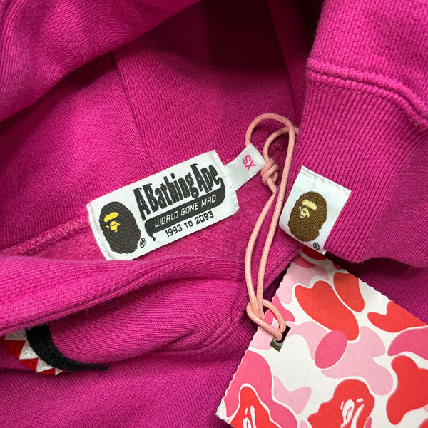 [XS] DS Bape Pink Pullover Shark Hoodie