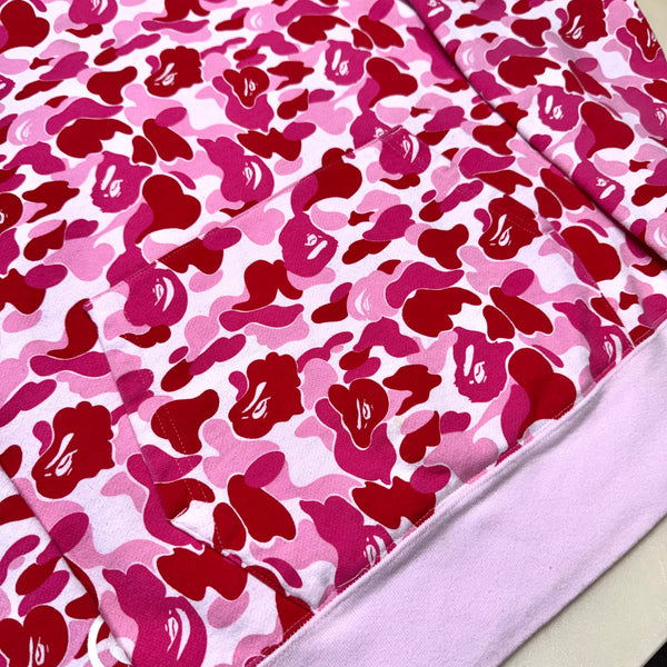 [M] Bape Pink ABC Camo 2nd Ape Hoodie
