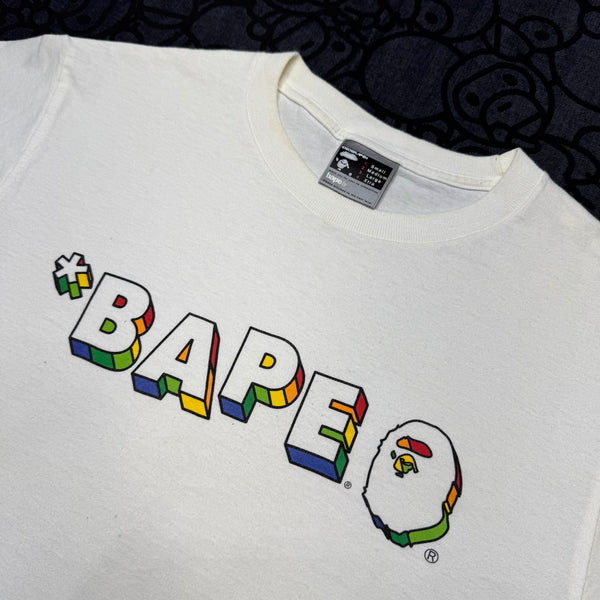 [M] OG Bape Colors Spell Out Tee
