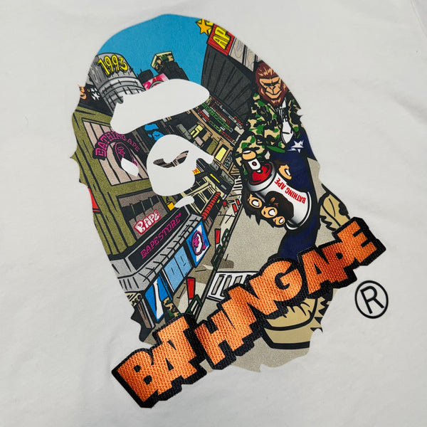 [M] OG Bape Comic Art Ape Head Tee