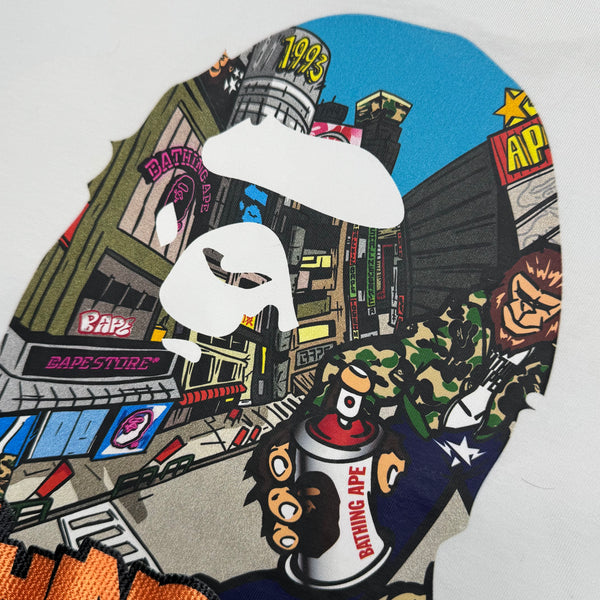 [M] OG Bape Comic Art Ape Head Tee