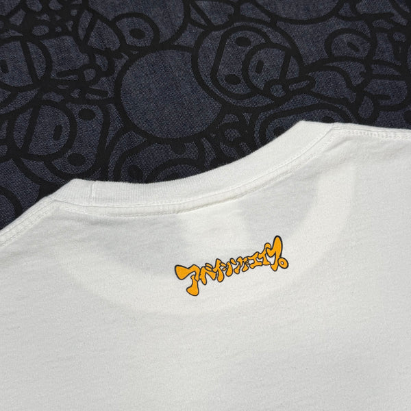 [L] Bape Katakana Ape Head Tee
