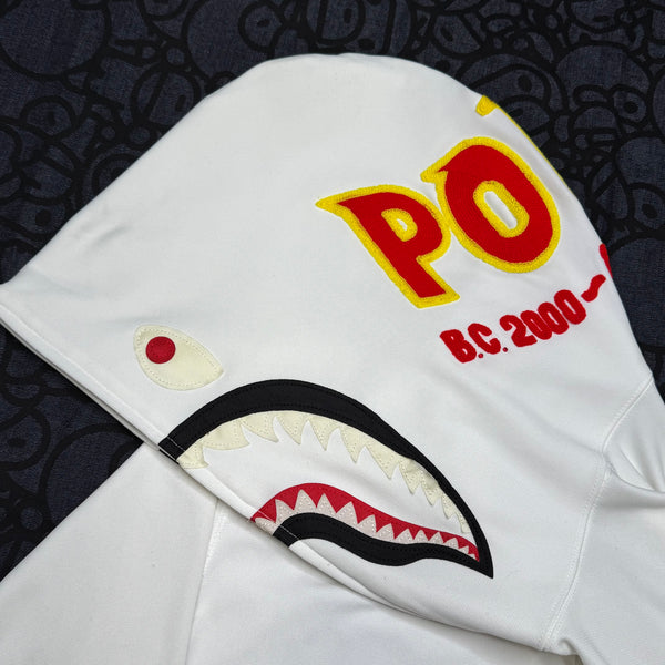 [M] Bape Nylon PONR Full-Zip Shark Hoodie