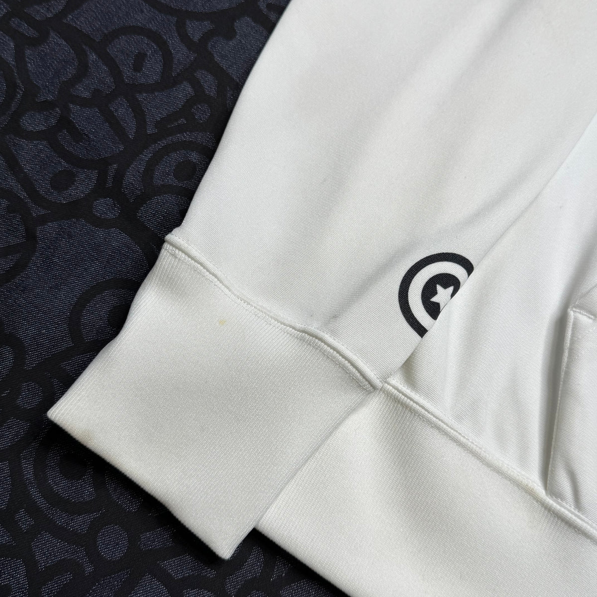 [M] Bape Nylon PONR Full-Zip Shark Hoodie