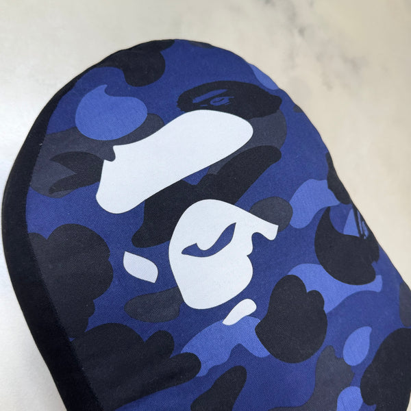 Bape Blue 1st Camo Ape Head Pillow