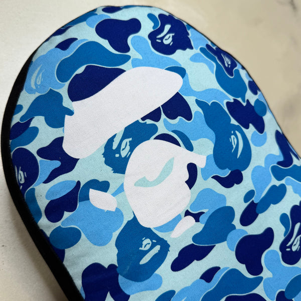 Bape Blue ABC Camo Ape Head Pillow