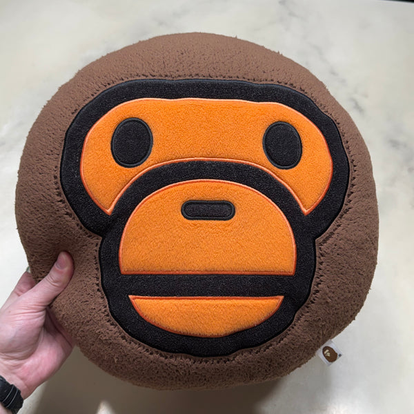 Bape Brown Milo Head Pillow