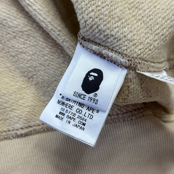 [L] OG Bape Plaid Full-Zip Shark Hoodie