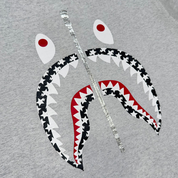 [2XL] Bape Stars Shark Face Tee