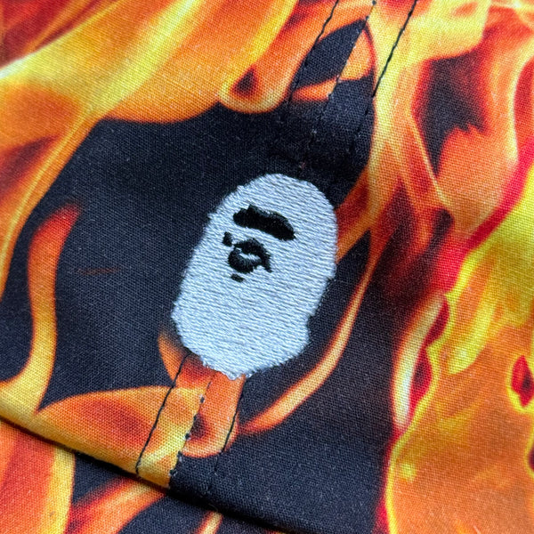 Bape Flame Camo Ape Head Hat