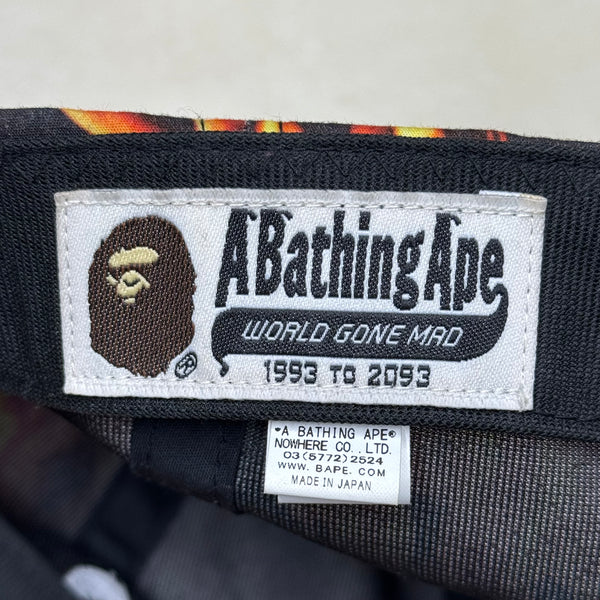 Bape Flame Camo Ape Head Hat
