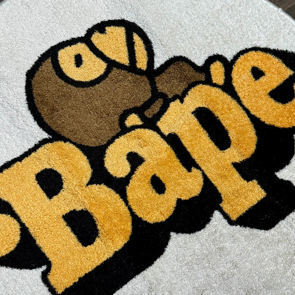 Bape Spell Out Milo Rug