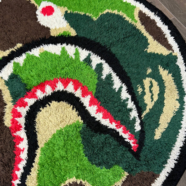Bape Huge ABC Camo Shark Rug