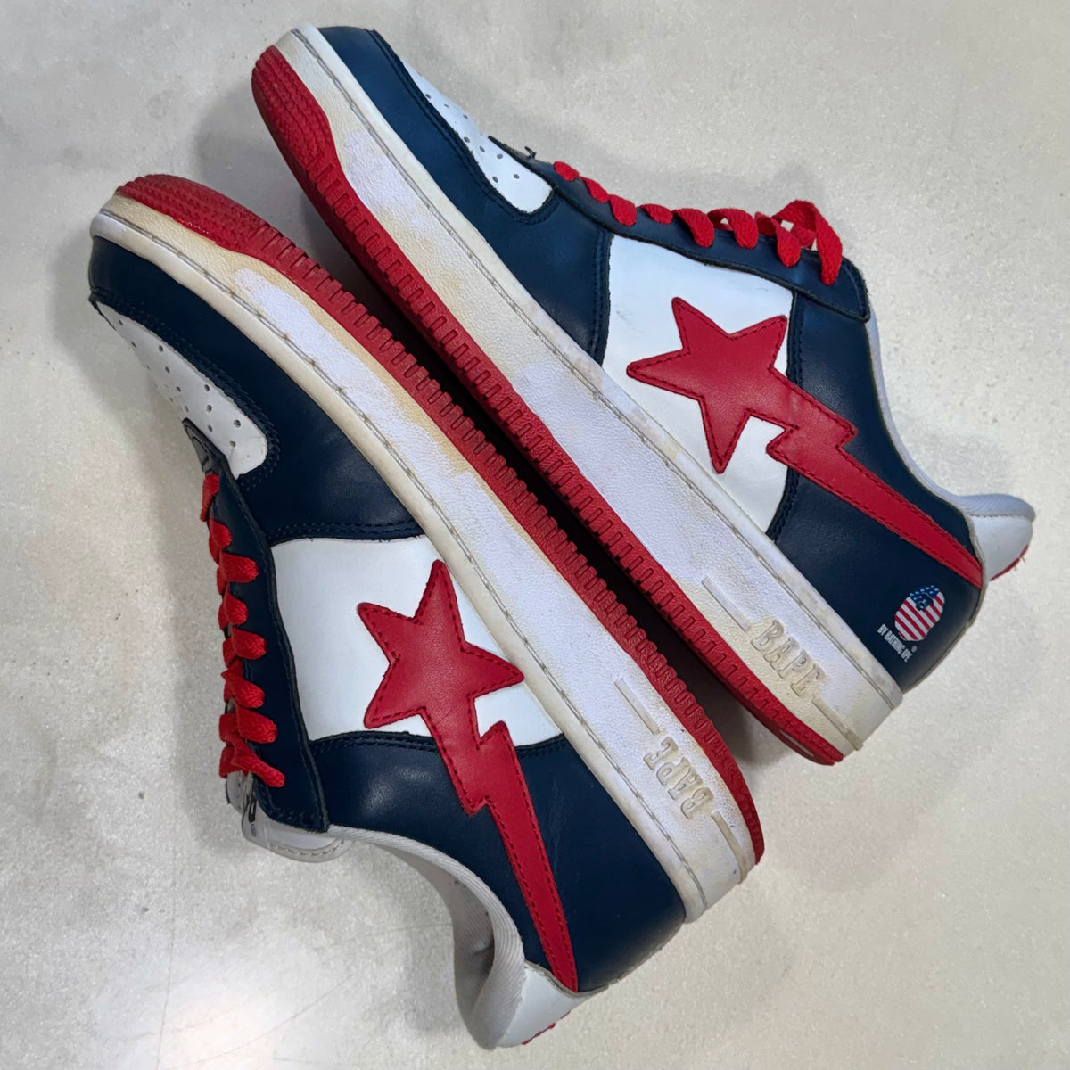 [9.5] Bape USA Flag Bapestas