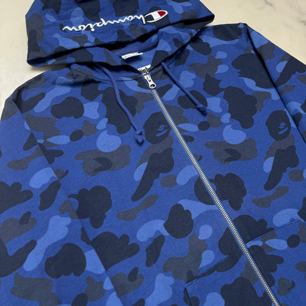 [L] Bape x Champion Collab Hoodie