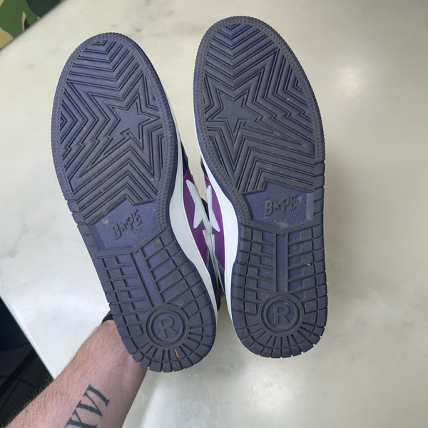 [10] Bape Purple Sk8 Stas