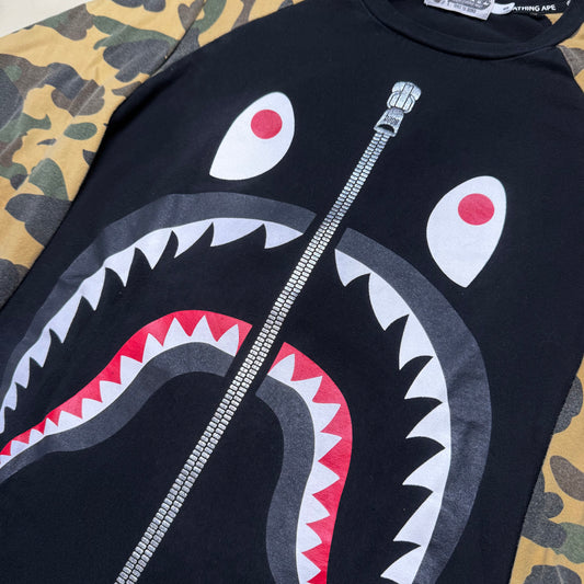 [S] Bape 1st Camo Shark Longsleeve