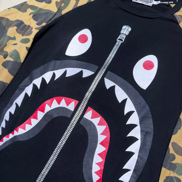 [S] Bape 1st Camo Shark Longsleeve