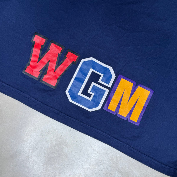 [L] Bape Blue Camo Shark Tee