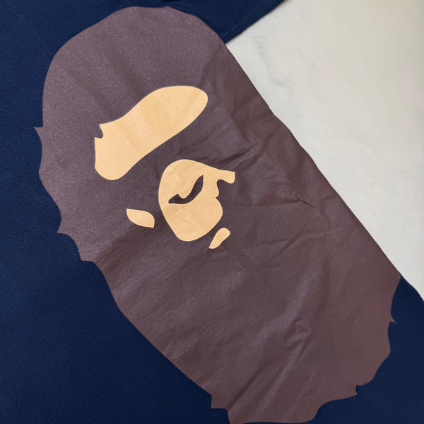 [2XL] Bape Navy Side Ape Tee