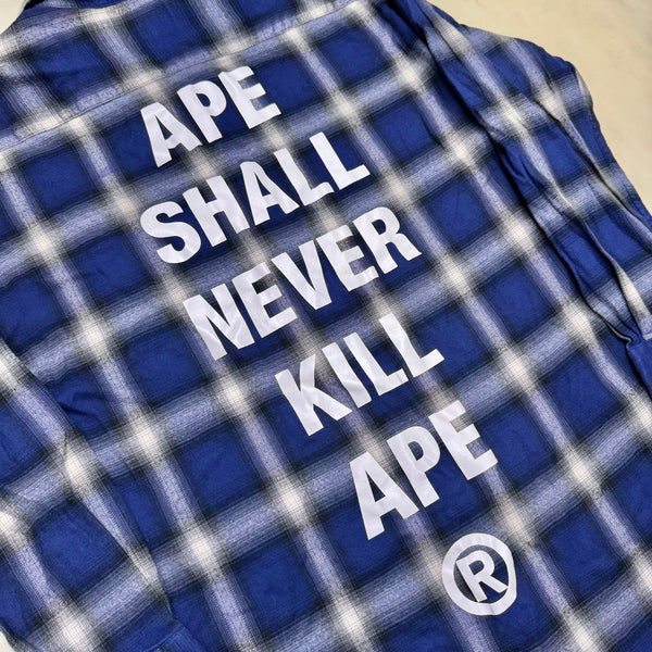 [XS] Bape Long Length Flannel