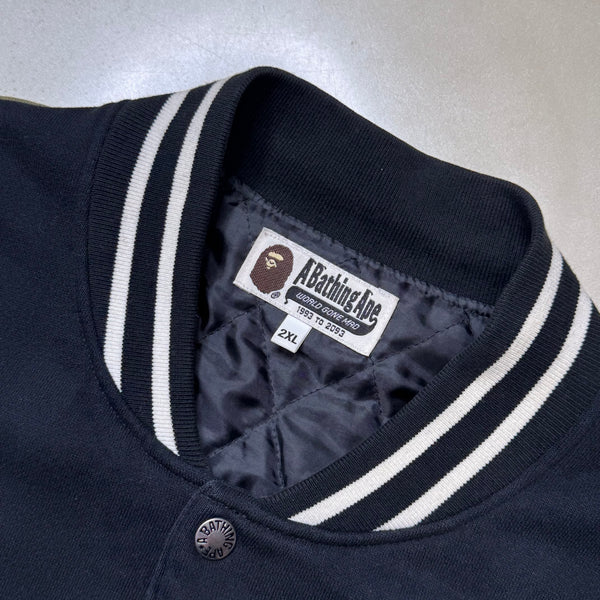 [2XL] Bape 1st Camo Shark Varsity Jacket