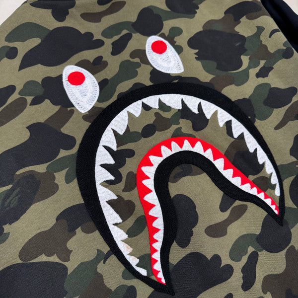 [2XL] Bape 1st Camo Shark Varsity Jacket