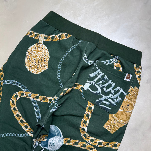 [M] Bape Jewels Shark Sweatpants